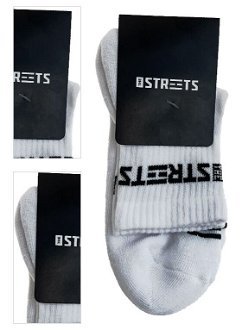 The Streets Socks White Mid - Unisex - Ponožky The Streets - Biele - STRTSSCKSWHTMD2 - Veľkosť: XL 4
