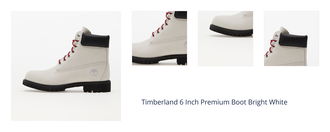 Timberland 6 Inch Premium Boot Bright White 1