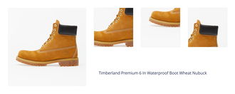 Timberland Premium 6 In Waterproof Boot Wheat Nubuck 1