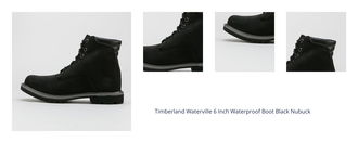 Timberland Waterville 6 Inch Waterproof Boot Black Nubuck 1