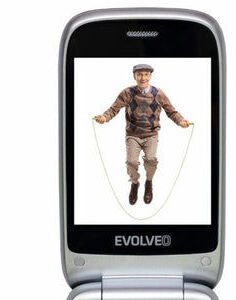 Tlačidlový telefón Evolveo EasyPhone FS, červená 7