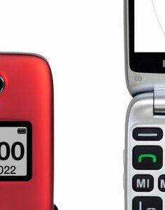 Tlačidlový telefón Evolveo EasyPhone FS, červená 5