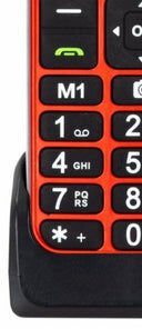 Tlačidlový telefón Evolveo EasyPhone LT, červená 8