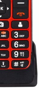 Tlačidlový telefón Evolveo EasyPhone LT, červená 9