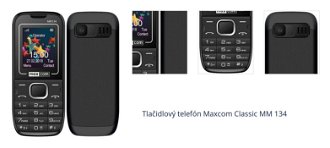 Tlačidlový telefón Maxcom Classic MM 134 1