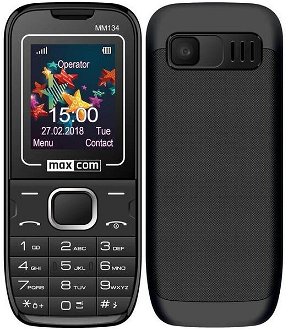 Tlačidlový telefón Maxcom Classic MM 134 2