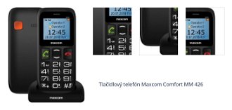 Tlačidlový telefón Maxcom Comfort MM 426 1