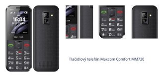 Tlačidlový telefón Maxcom Comfort MM730 1