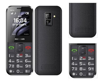 Tlačidlový telefón Maxcom Comfort MM730 3