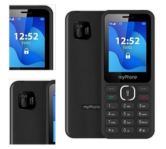 Tlačidlový telefón MyPhone 6320, čierna 4