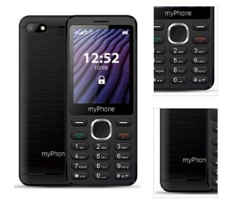 Tlačidlový telefón myPhone Maestro 2, čierna 3