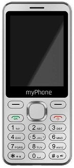 Tlačidlový telefón myPhone Maestro 2, strieborná