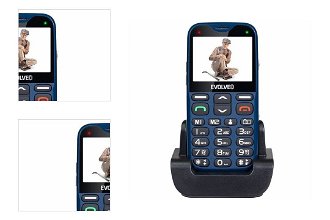 Tlačidlový telefón pre seniorov Evolveo EasyPhone XG, modrá 4
