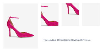 Tmavo ružové dámske lodičky Steve Madden Fresco 1