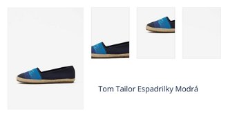 Tom Tailor Espadrilky Modrá 1