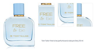 Tom Tailor Free to be parfumovaná voda pre ženy 50 ml 1