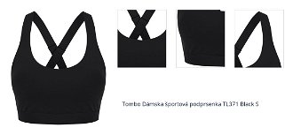 Tombo Dámska športová podprsenka TL371 Black S 1