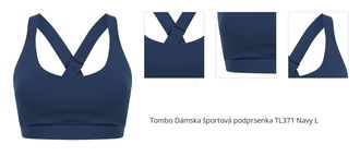 Tombo Dámska športová podprsenka TL371 Navy L 1