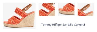 Tommy Hilfiger Sandále Červená 1