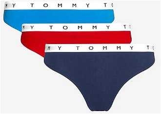 Tommy Hilfiger Underwear Nohavičky 3 ks Modrá