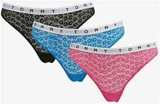 Tommy Hilfiger Underwear Nohavičky 3 ks Ružová