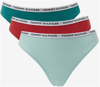 Tommy Hilfiger Underwear Nohavičky 3 ks Zelená