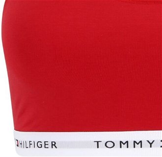 Tommy Hilfiger Underwear Plus Podprsenka  červená / čierna / šedobiela 8