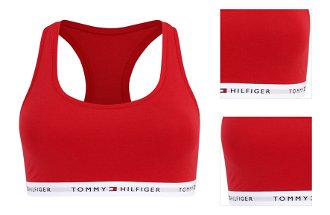 Tommy Hilfiger Underwear Plus Podprsenka  červená / čierna / šedobiela 3