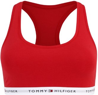 Tommy Hilfiger Underwear Plus Podprsenka  červená / čierna / šedobiela 2