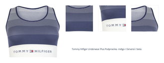 Tommy Hilfiger Underwear Plus Podprsenka  indigo / červená / biela 1