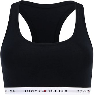 Tommy Hilfiger Underwear Plus Podprsenka 'Icons'  tmavomodrá / krvavo červená / biela