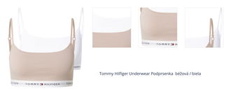 Tommy Hilfiger Underwear Podprsenka  béžová / biela 1