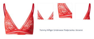 Tommy Hilfiger Underwear Podprsenka  červená 1