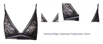 Tommy Hilfiger Underwear Podprsenka  čierna 1