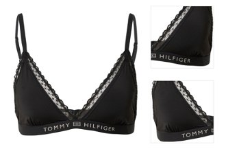 Tommy Hilfiger Underwear Podprsenka  čierna / biela 3