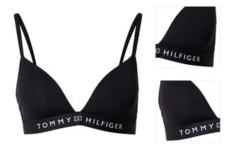 Tommy Hilfiger Underwear Podprsenka  čierna / biela 3