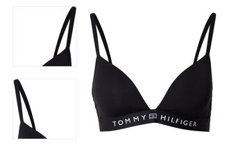 Tommy Hilfiger Underwear Podprsenka  čierna / biela 4