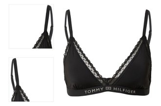 Tommy Hilfiger Underwear Podprsenka  čierna / biela 4