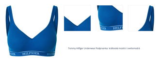 Tommy Hilfiger Underwear Podprsenka  kráľovská modrá / svetlomodrá 1