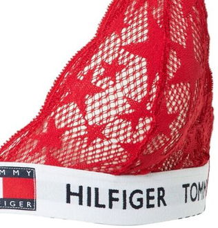 Tommy Hilfiger Underwear Podprsenka  námornícka modrá / červená / biela 9