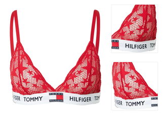 Tommy Hilfiger Underwear Podprsenka  námornícka modrá / červená / biela 3