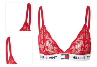 Tommy Hilfiger Underwear Podprsenka  námornícka modrá / červená / biela 4