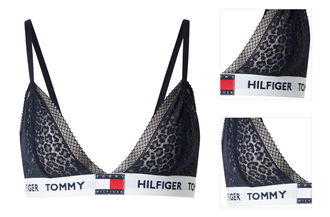 Tommy Hilfiger Underwear Podprsenka  námornícka modrá / červená / biela 3