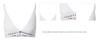 Tommy Hilfiger Underwear Podprsenka  námornícka modrá / červená / biela 1