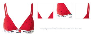 Tommy Hilfiger Underwear Podprsenka  námornícka modrá / červená / čierna / biela 1