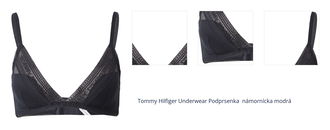 Tommy Hilfiger Underwear Podprsenka  námornícka modrá 1