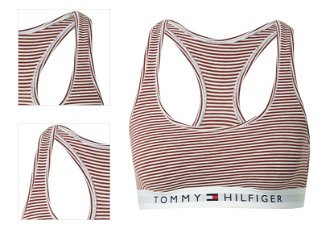 Tommy Hilfiger Underwear Podprsenka  námornícka modrá / hnedá / červená / biela 4