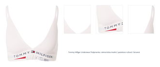 Tommy Hilfiger Underwear Podprsenka  námornícka modrá / pastelovo ružová / červená 1