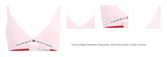 Tommy Hilfiger Underwear Podprsenka  námornícka modrá / ružová / červená 1