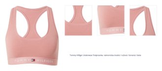 Tommy Hilfiger Underwear Podprsenka  námornícka modrá / ružová / červená / biela 1